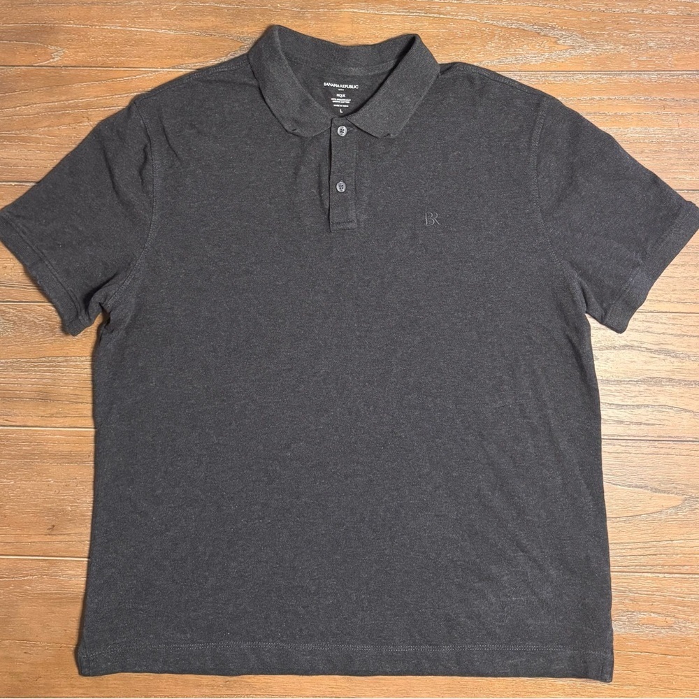 Banana Republic Dark Gray Polo Shirt